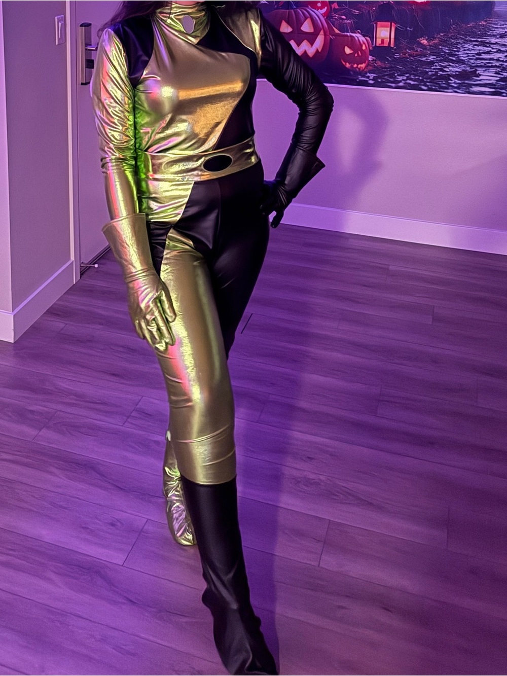 Shego Jumpsuit - Women's Costume Bodysuit